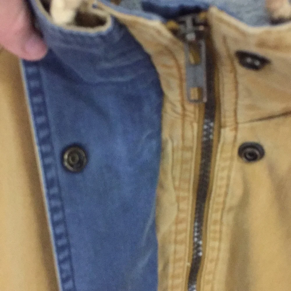 Vintage Towns by London Fog Hooded Zipper / Snap Front Utility Cargo Jacket